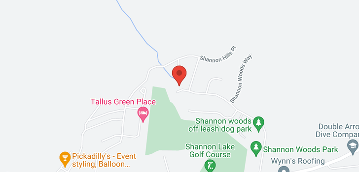 map of 2336 Shannon Woods Drive